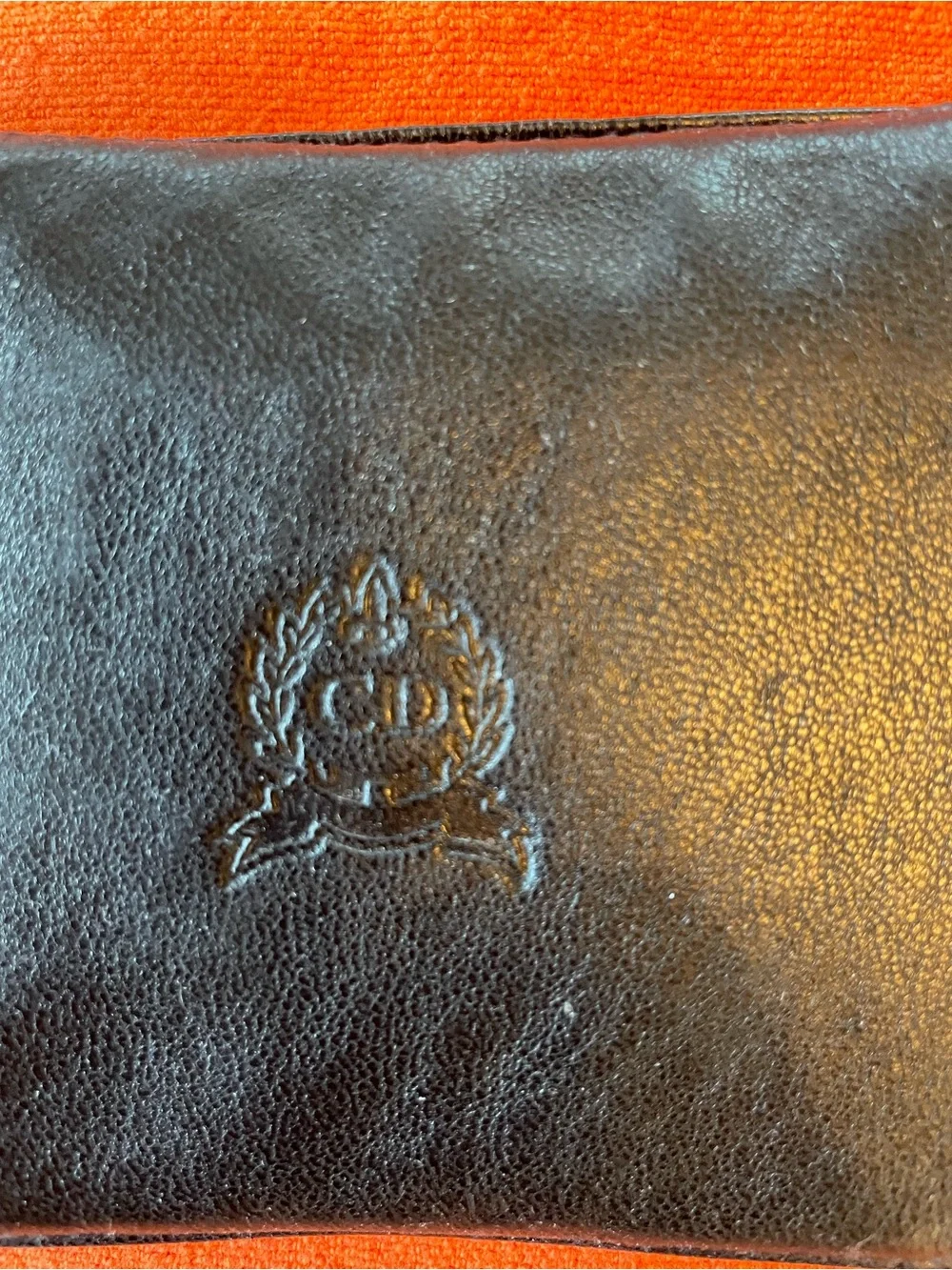 Black Glove Leather Christian Dior Men's Wallet - Classic Bifold